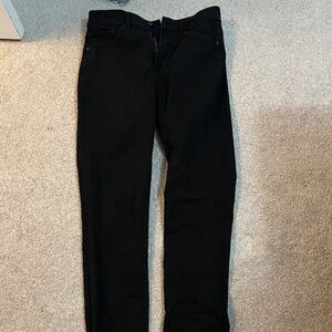 Express black skinny super high waisted jeans